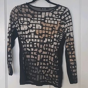 Nic + Zoe patterned knit sweater
